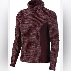Nike Pro Hyperwarm Maroon Red Long Sleeve Training Sweater Size XXL